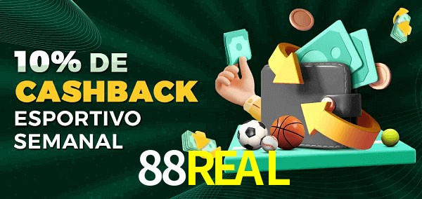 10% de bônus de cashback na 88REAL